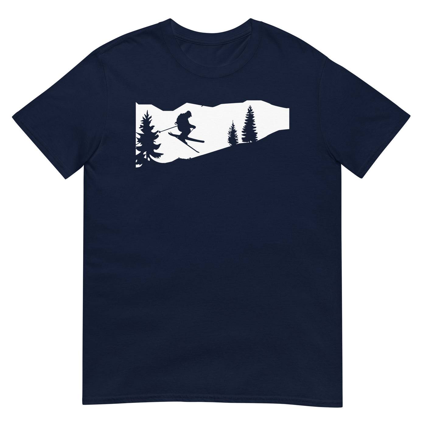 Skifahren - (51) - T-Shirt (Unisex) klettern ski xxx yyy zzz Navy
