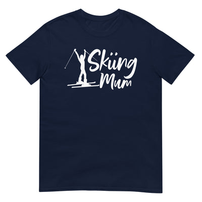 Skifahren Mum - T-Shirt (Unisex) klettern ski xxx yyy zzz Navy