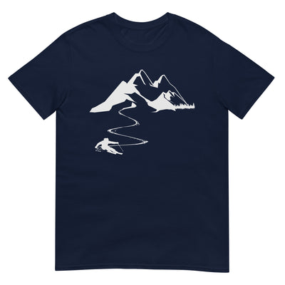 Skisüchtig - T-Shirt (Unisex) klettern ski xxx yyy zzz Navy