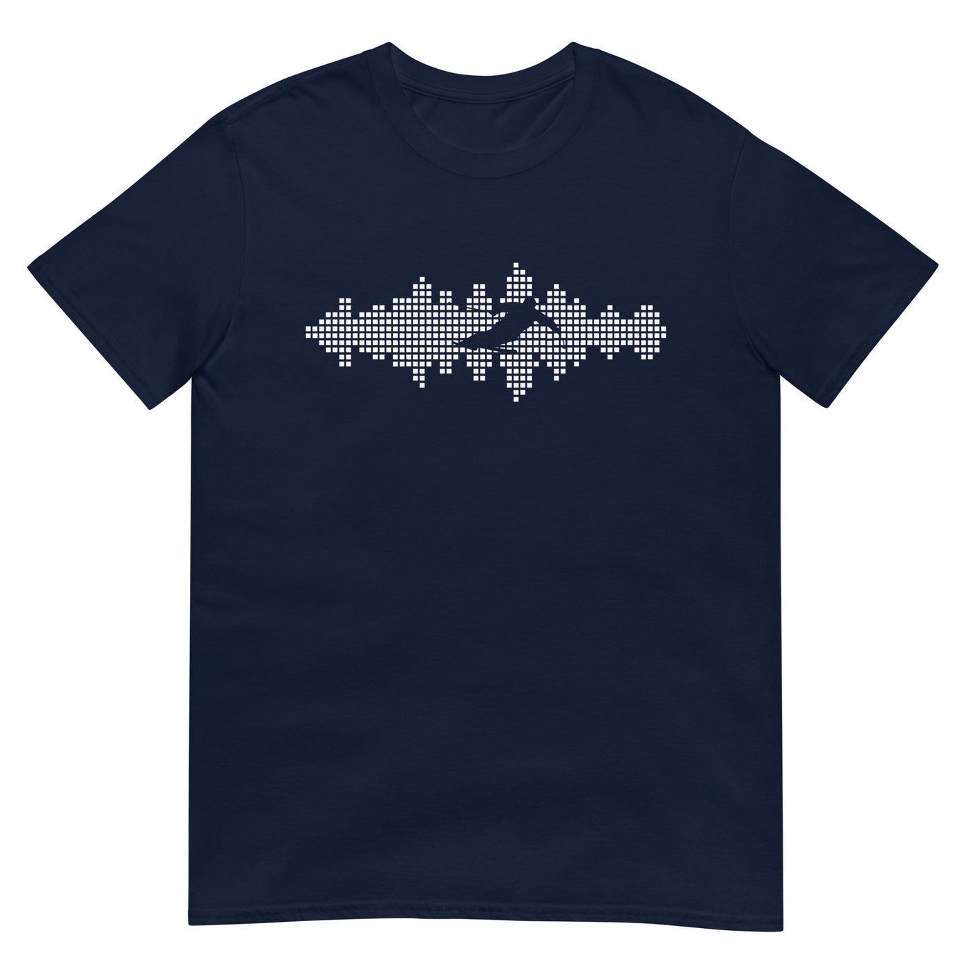 Schallwellen - Skifahren - T-Shirt (Unisex) klettern ski xxx yyy zzz Navy