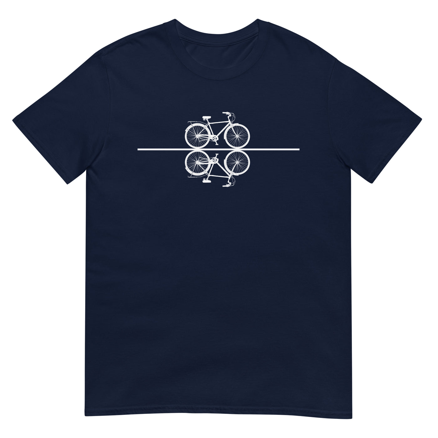 Gerade Linie - Radfahren - - T-Shirt (Unisex) fahrrad xxx yyy zzz Navy