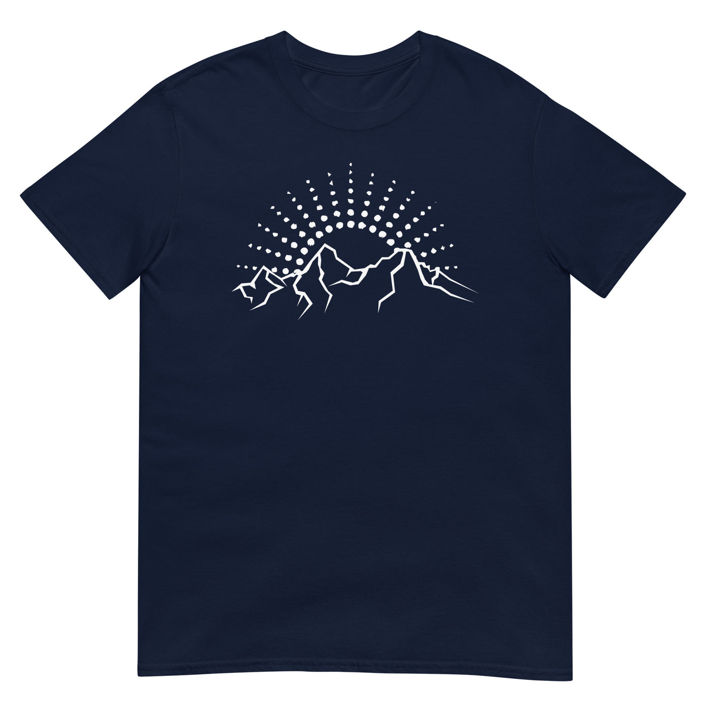 Sonne - Berge - T-Shirt (Unisex) berge xxx yyy zzz Navy