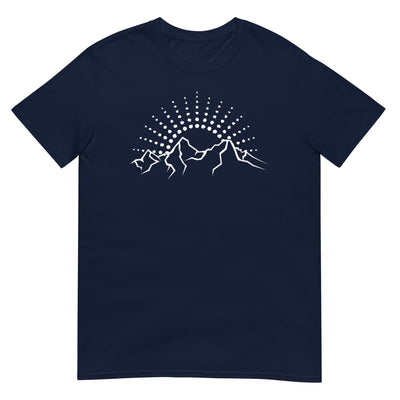 Sonne_-_Berge_(B)(2) - Unisex Basic Softstyle T-Shirt | Gildan 64000 xxx yyy zzz Navy