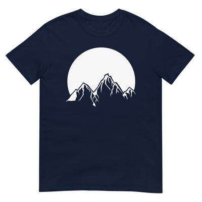 Sonne - Berge - - Unisex Basic Softstyle T-Shirt | Gildan 64000 berge xxx yyy zzz Navy