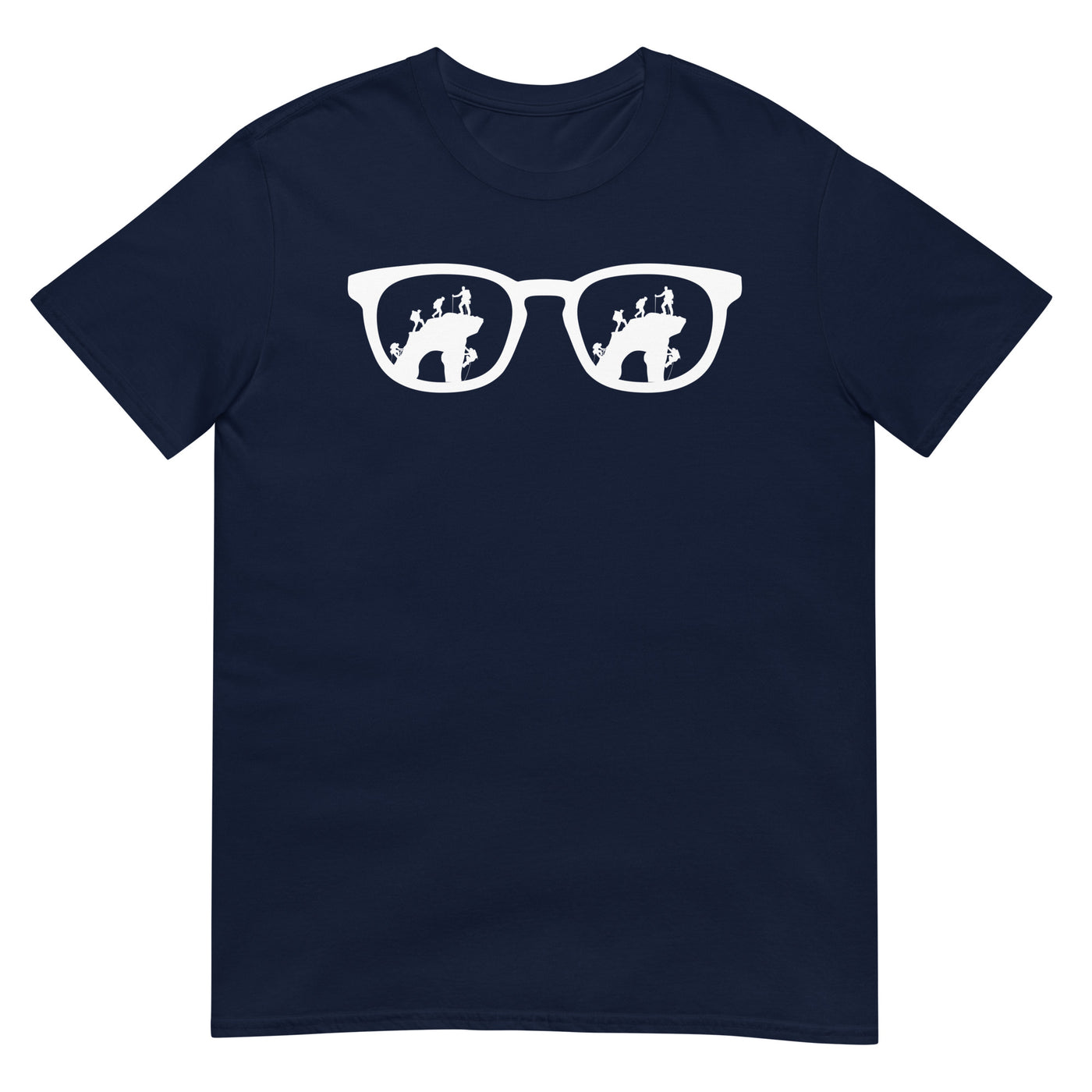 Sonnenbrille und Klettern - T-Shirt (Unisex) klettern xxx yyy zzz Navy