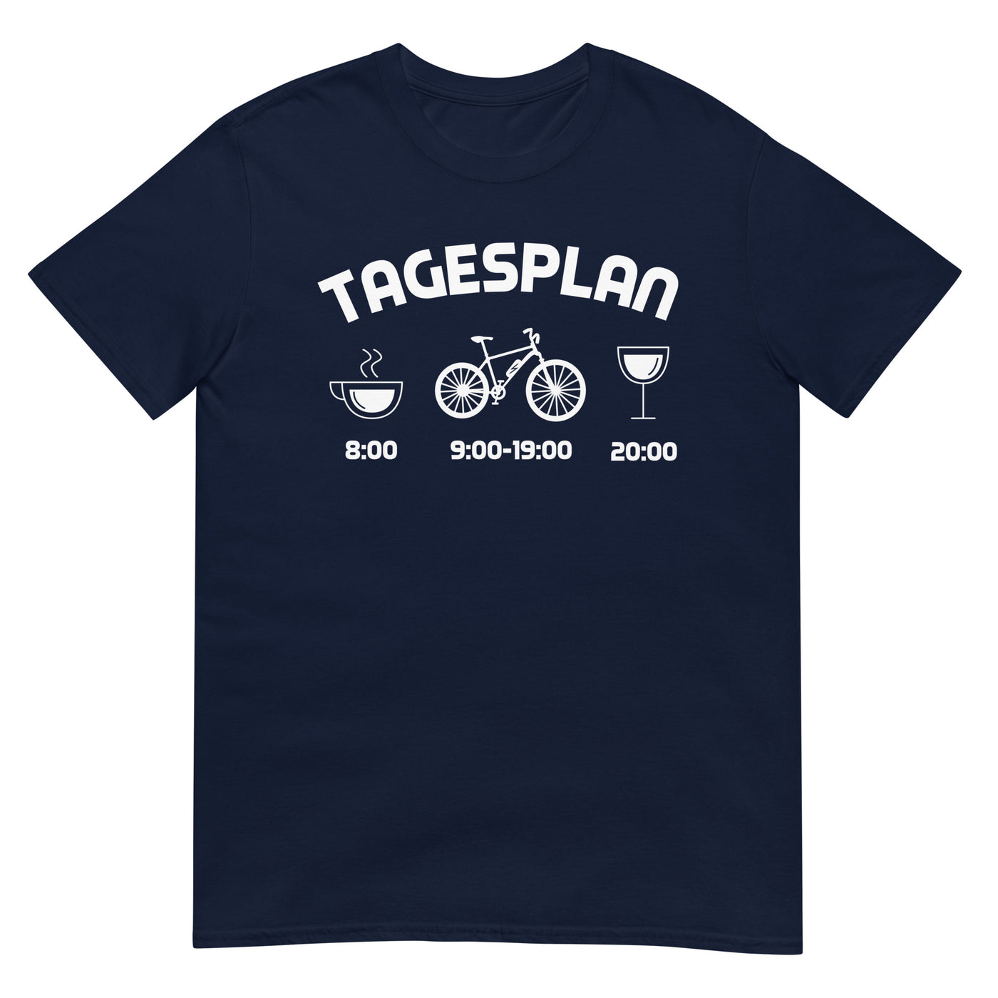 Tagesplan - T-Shirt (Unisex) e-bike xxx yyy zzz Navy