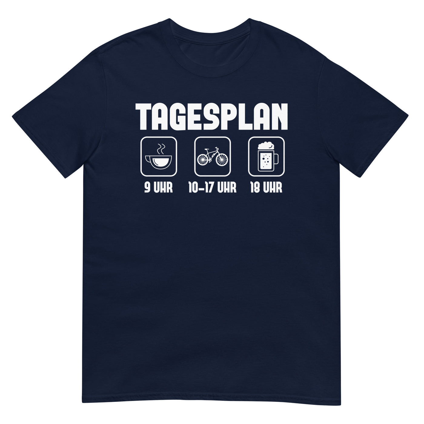 Tagesplan - T-Shirt (Unisex) e-bike xxx yyy zzz Navy