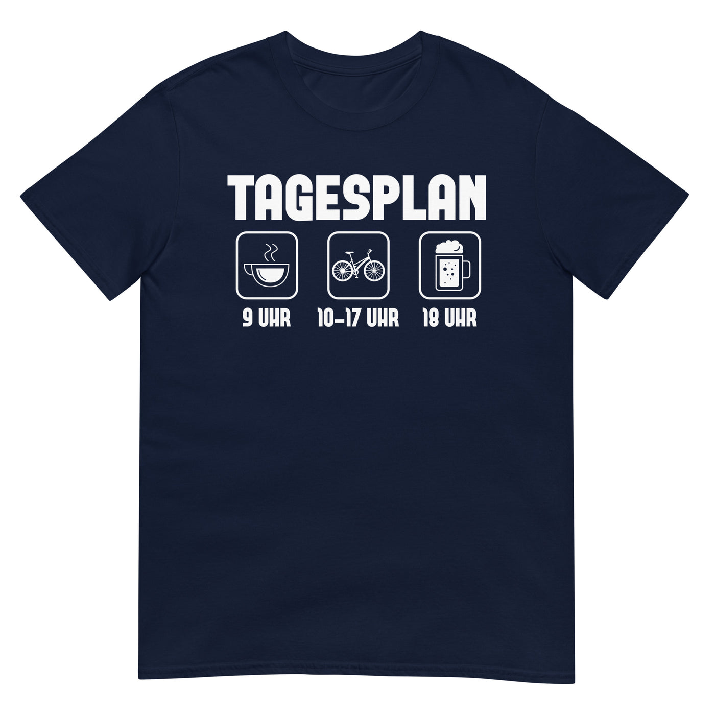 Tagesplan - (F) - T-Shirt (Unisex) fahrrad xxx yyy zzz Navy