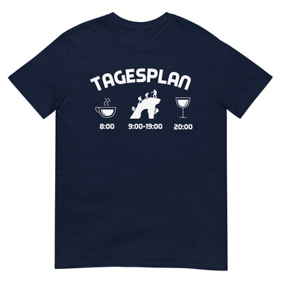 Tagesplan - (K) - T-Shirt (Unisex) klettern xxx yyy zzz Navy