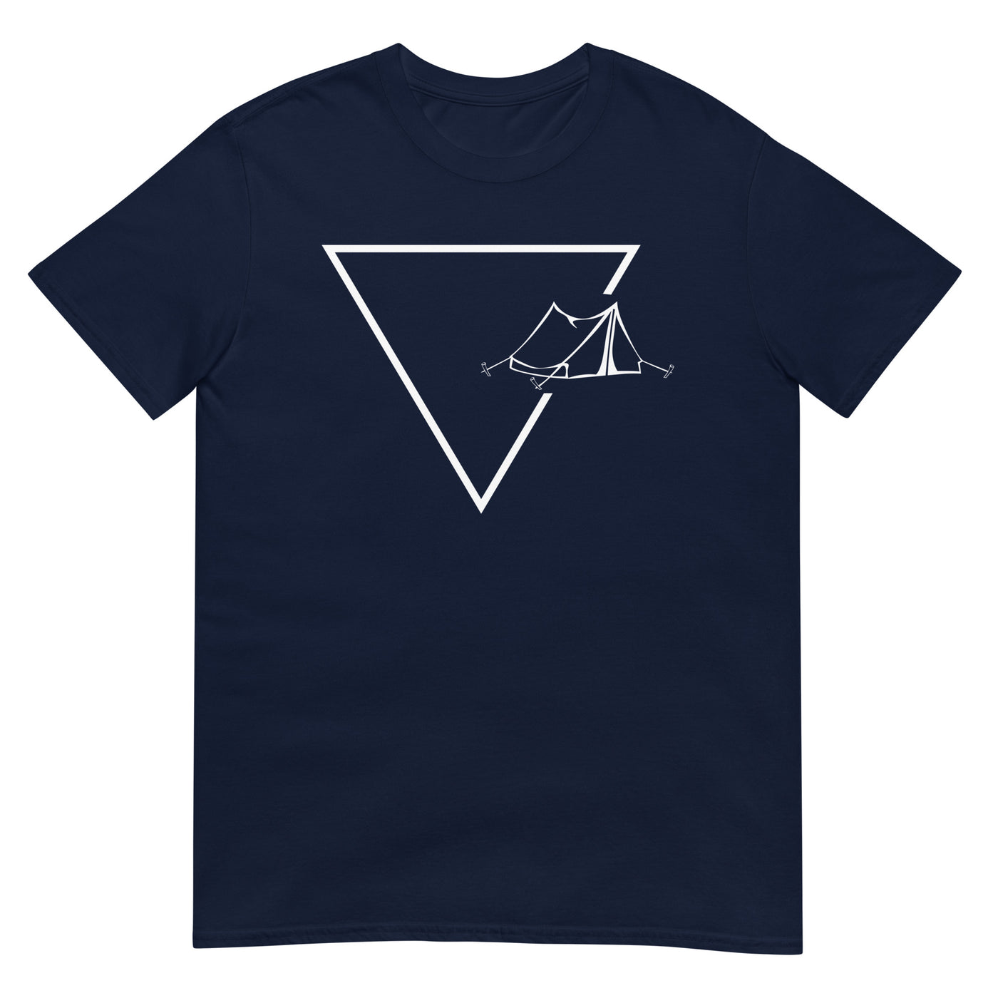 Dreieck 1 und Camping - T-Shirt (Unisex) camping xxx yyy zzz Navy