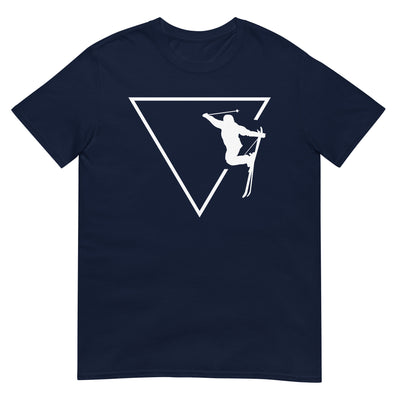 Dreieck 1 und Skifahren - T-Shirt (Unisex) klettern ski xxx yyy zzz Navy