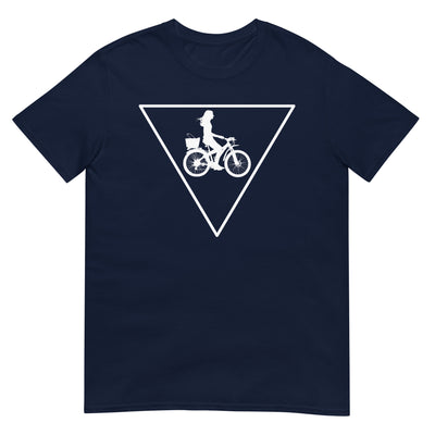 Dreieck und Radfahren - - T-Shirt (Unisex) fahrrad xxx yyy zzz Navy