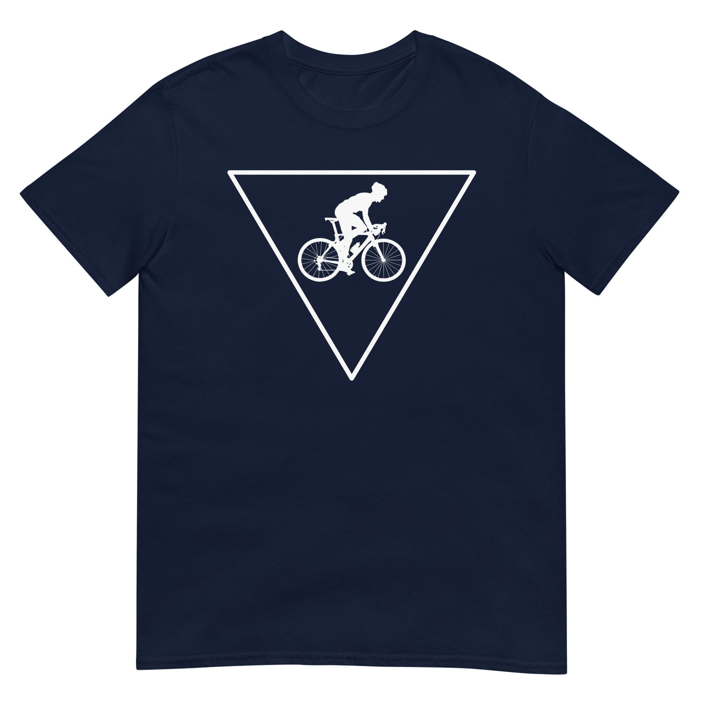 Dreieck und Radfahren - (F) - T-Shirt (Unisex) fahrrad xxx yyy zzz Navy