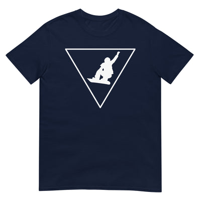 Dreieck_und_Snowboarding_-_(SN)_ - Unisex Basic Softstyle T-Shirt | Gildan 64000 xxx yyy zzz Navy