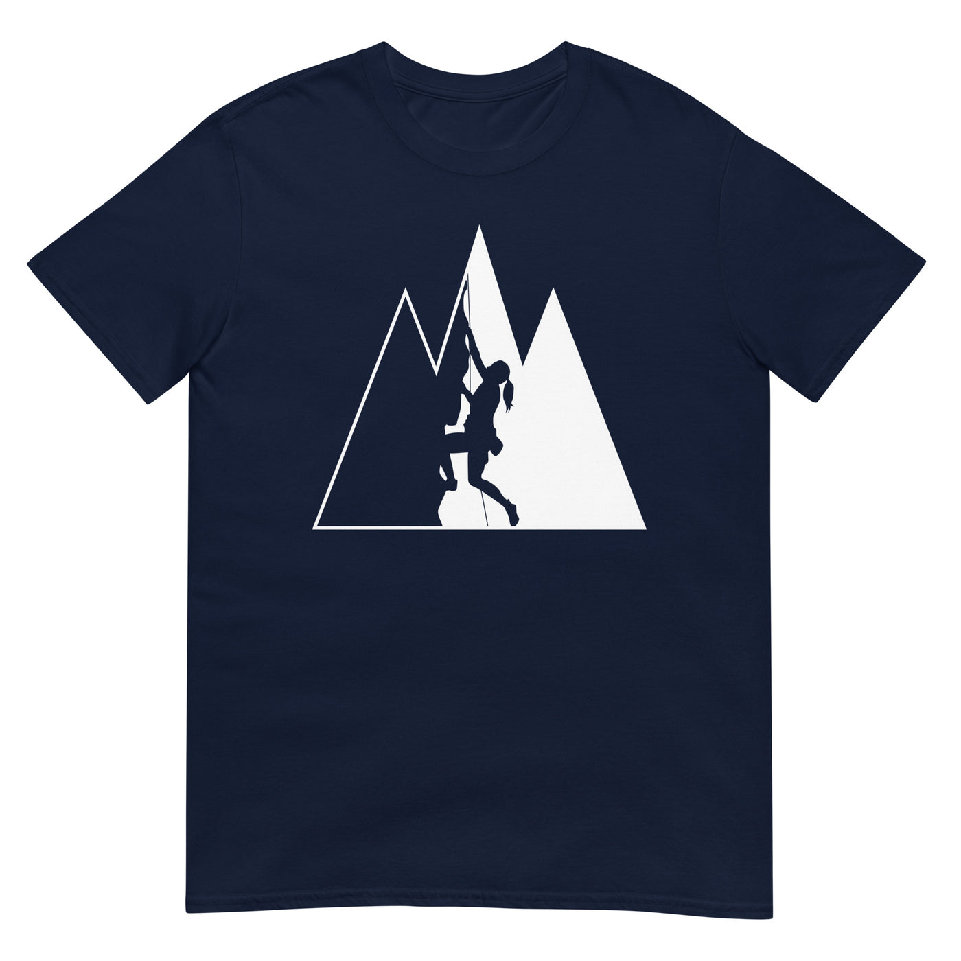 Dreieck Berge und Klettern - T-Shirt (Unisex) klettern xxx yyy zzz Navy