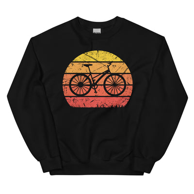 Vintage Sun And Cycling - Sweatshirt (Unisex) fahrrad Schwarz