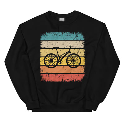 Vintage Square And Cycling - Sweatshirt (Unisex) fahrrad Schwarz