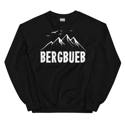 Bergbueb - Sweatshirt (Unisex) berge Schwarz