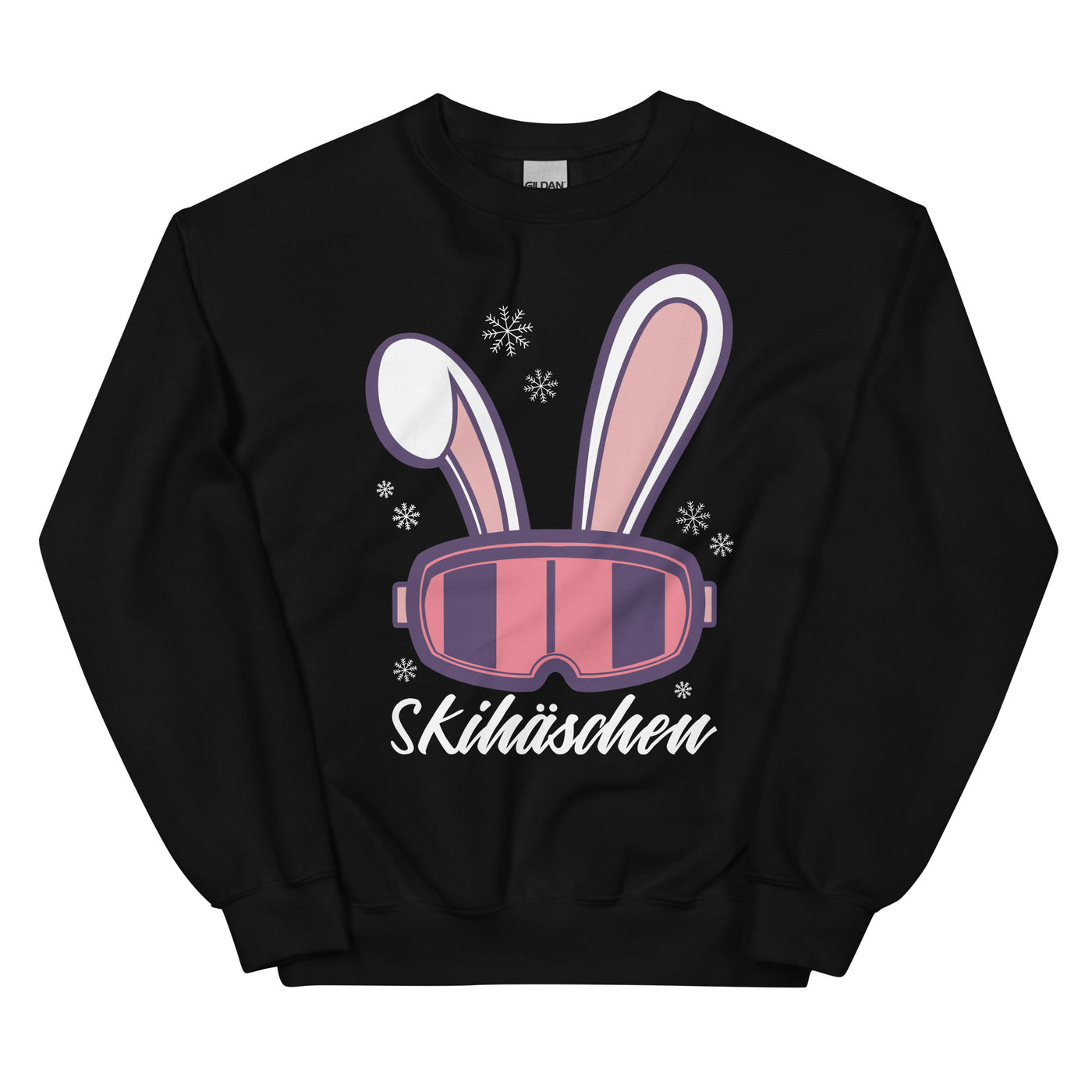 Skihäschen - (S.K) - Sweatshirt (Unisex) klettern Schwarz