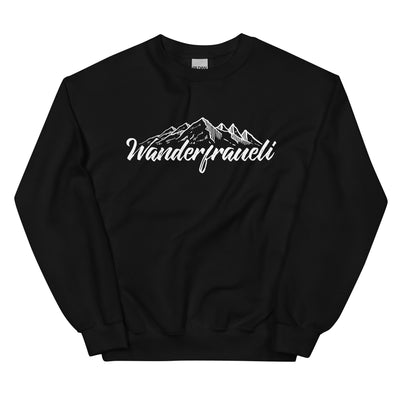 Wanderfraueli - Sweatshirt (Unisex) wandern Schwarz