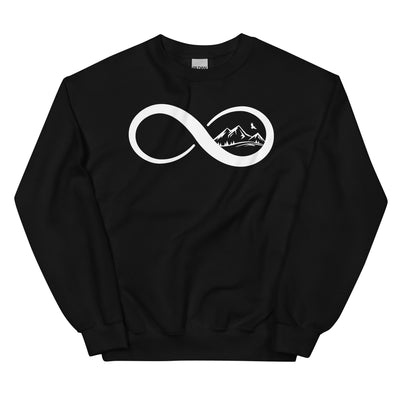 Infinity and Mountain - Sweatshirt (Unisex) berge xxx yyy zzz Black