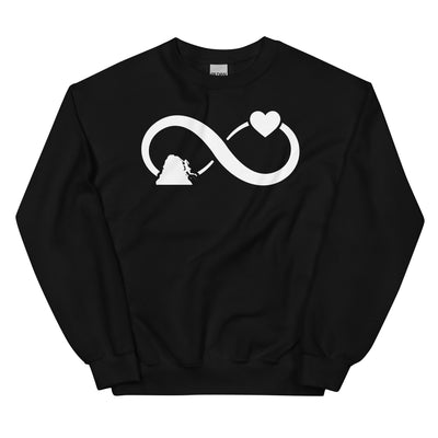 Infinity Heart and Climbing 1 - Sweatshirt (Unisex) klettern xxx yyy zzz Black