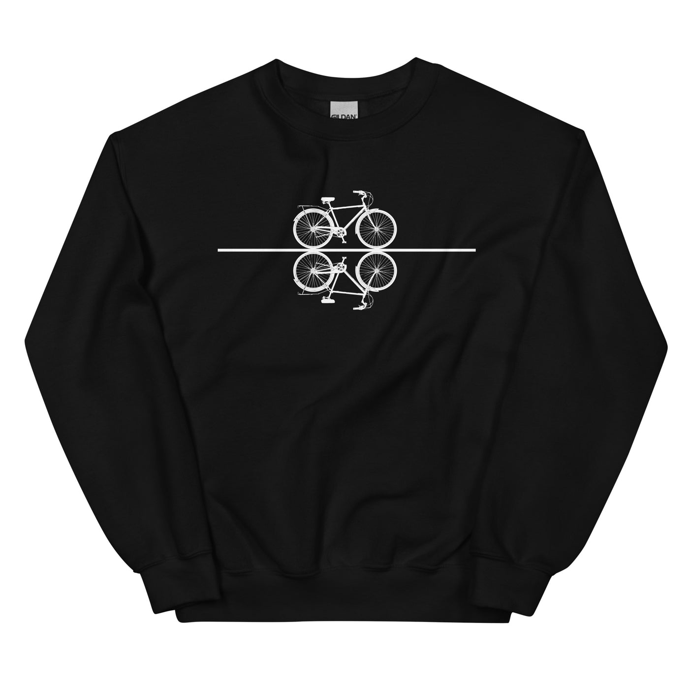 Line - Cycling - Sweatshirt (Unisex) fahrrad xxx yyy zzz Black