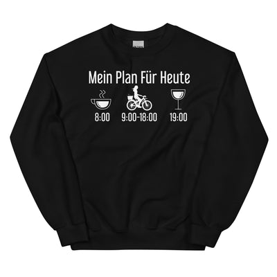 Mein Plan Für Heute 2 - Sweatshirt (Unisex) fahrrad xxx yyy zzz Black