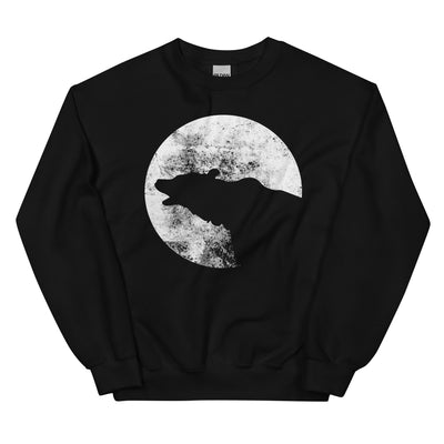 Moon - Bear - Sweatshirt (Unisex) camping xxx yyy zzz Black
