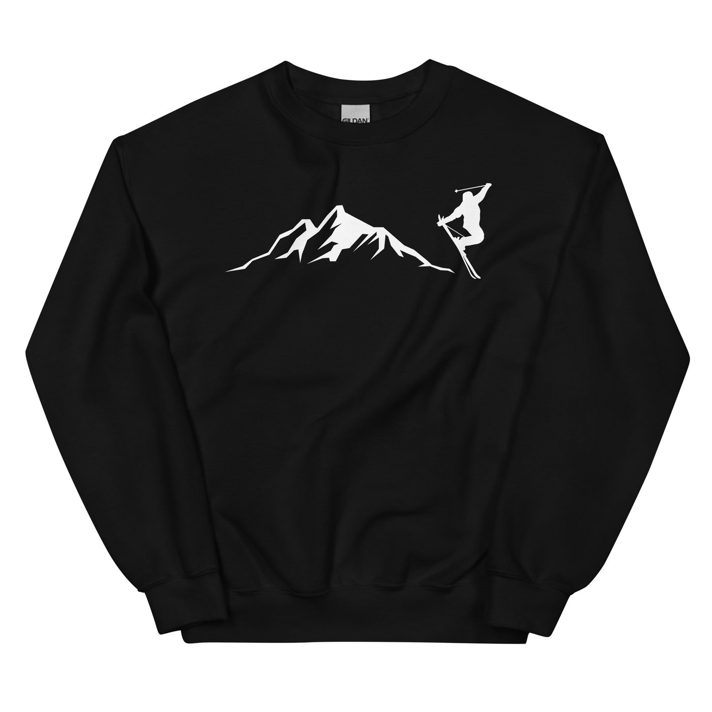 Berge - Skifahren - (14) - Sweatshirt (Unisex) klettern ski xxx yyy zzz Black