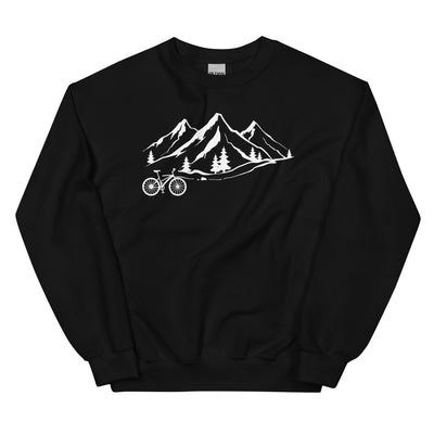Berge 1 und Fahrrad - Sweatshirt (Unisex) fahrrad xxx yyy zzz Black