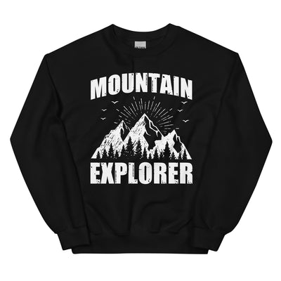 Berge Explorer - Sweatshirt (Unisex) berge xxx yyy zzz Black
