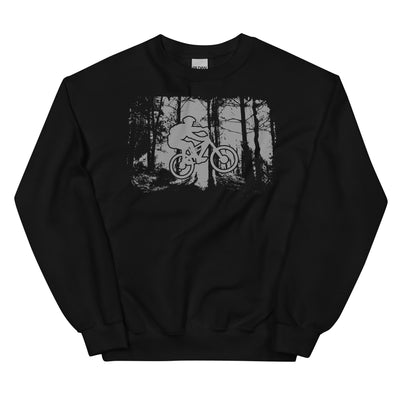 Mountainbiken im Wald - (M) - Sweatshirt (Unisex) xxx yyy zzz Black