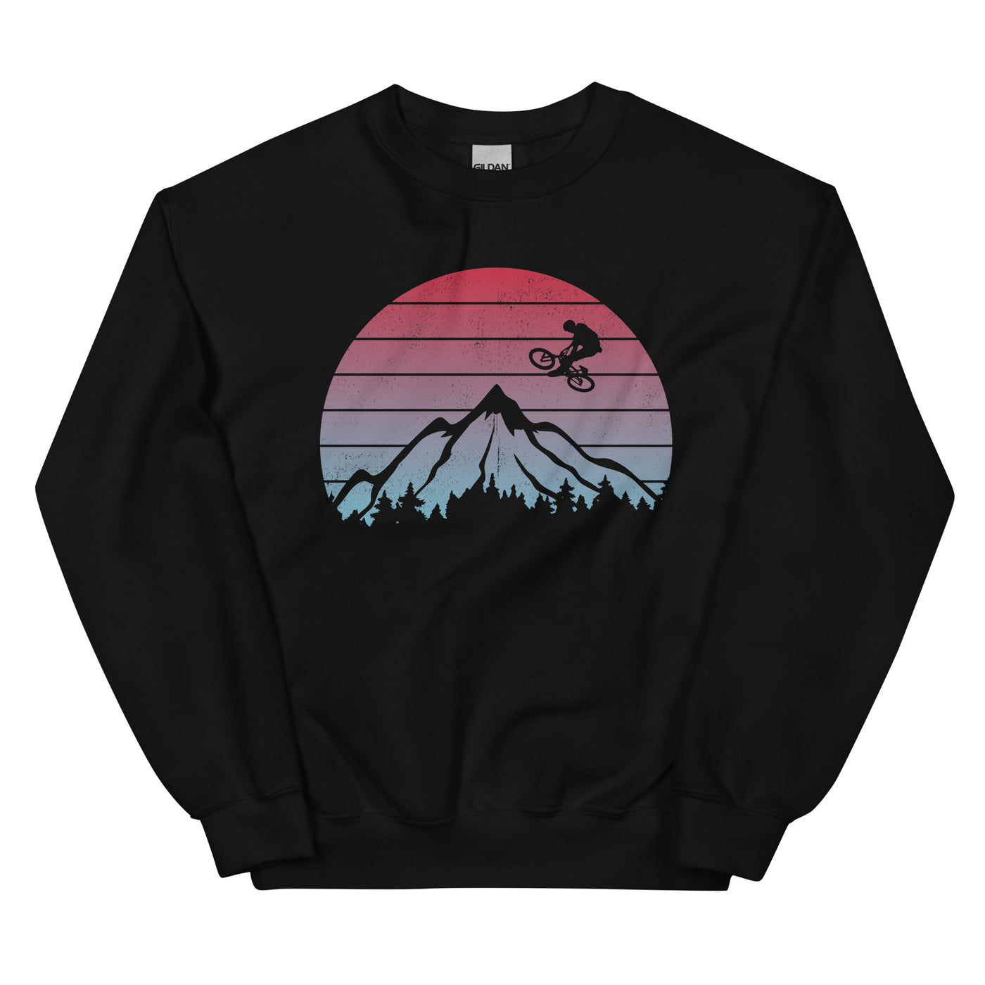 Mountainbiken Vintage - (M) - Sweatshirt (Unisex) xxx yyy zzz Black