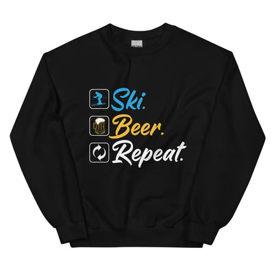 Ski. Bär. Repeat. - (S.K) - Sweatshirt (Unisex) klettern xxx yyy zzz Black