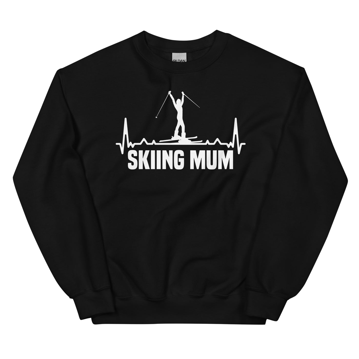 Skifahren Mum 1 - Sweatshirt (Unisex) klettern ski xxx yyy zzz Black