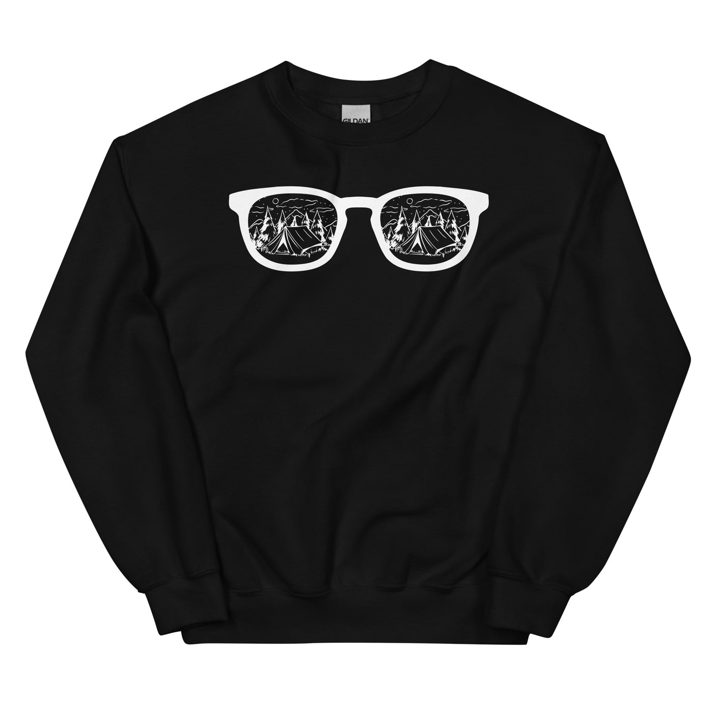 Sonnenbrille und Camping 1 - Sweatshirt (Unisex) camping xxx yyy zzz Black