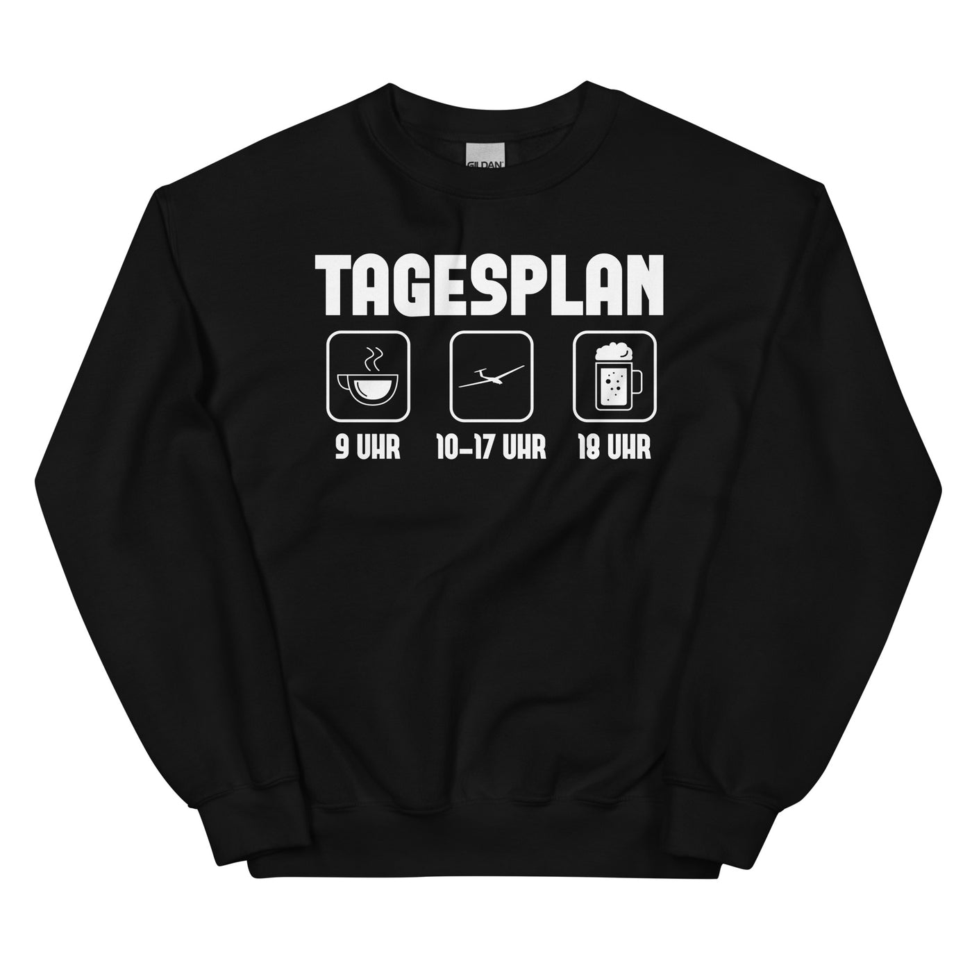 Tagesplan - - Sweatshirt (Unisex) berge xxx yyy zzz Black