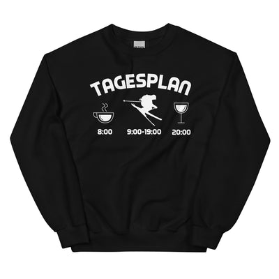 Tagesplan - Sweatshirt (Unisex) klettern ski xxx yyy zzz Black