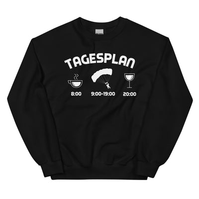 Tagesplan 1 - Sweatshirt (Unisex) berge xxx yyy zzz Black