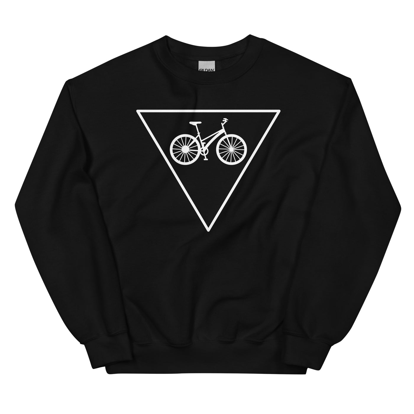 Dreieck und Fahrrad - Sweatshirt (Unisex) fahrrad xxx yyy zzz Black