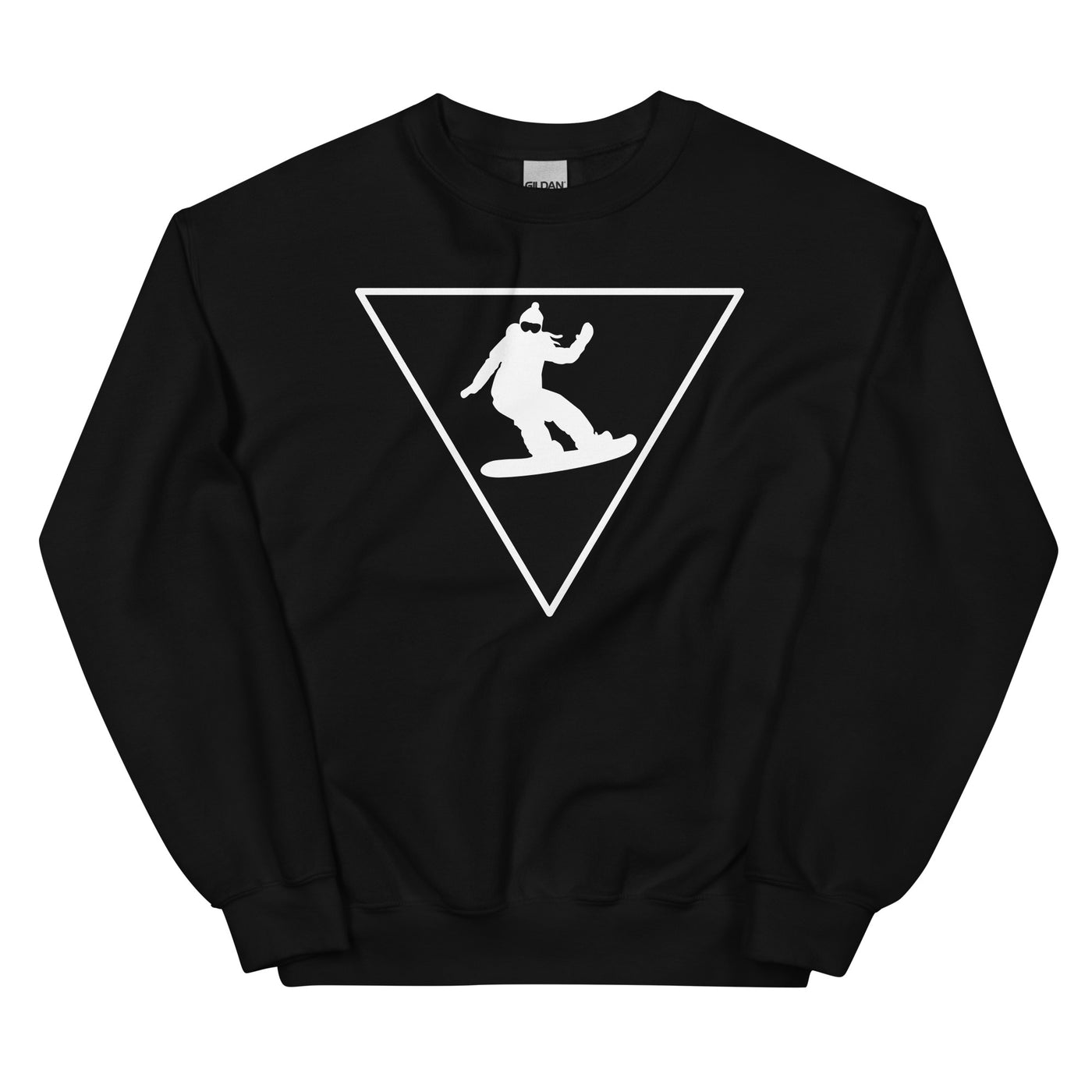 Dreieck und Snowboarding - Sweatshirt (Unisex) snowboarden xxx yyy zzz Black