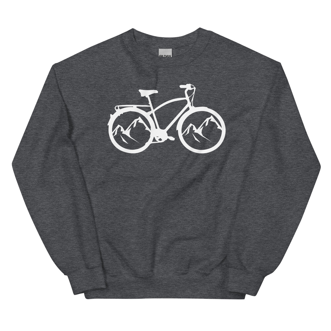 Berge - Radfahren - (17) - Sweatshirt (Unisex) fahrrad xxx yyy zzz Dark Heather