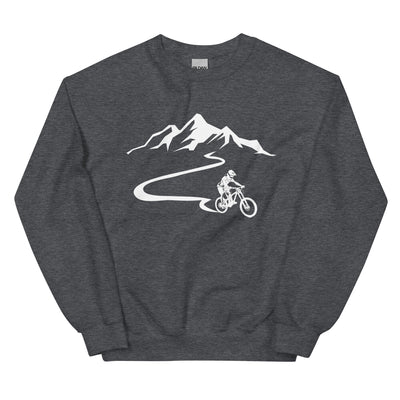 Berge - Mountainbike - (M) (13) - Sweatshirt (Unisex) xxx yyy zzz Dark Heather