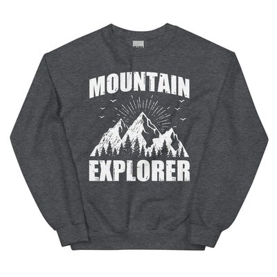 Berge Explorer - Sweatshirt (Unisex) berge xxx yyy zzz Dark Heather