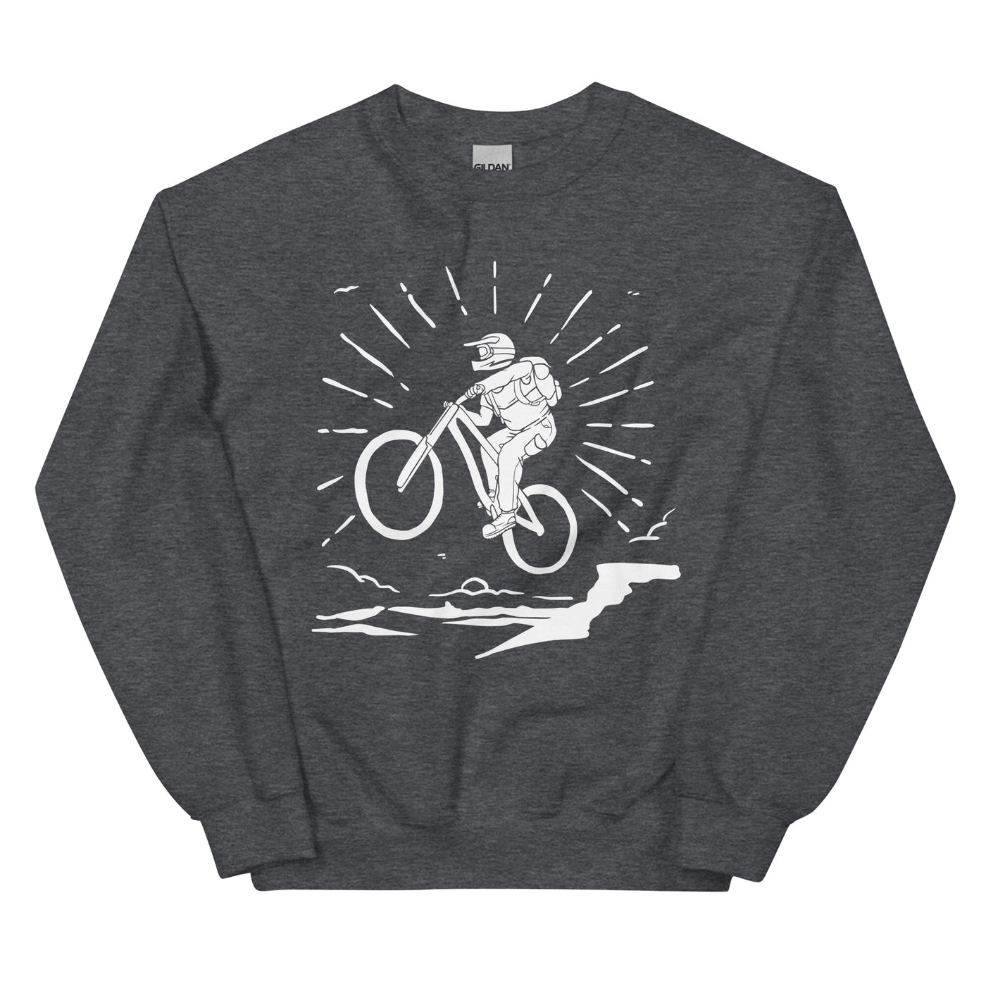 Mountainbiken - (M) - Sweatshirt (Unisex) xxx yyy zzz Dark Heather