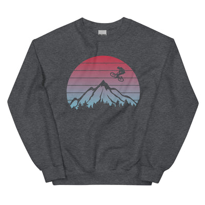 Mountainbiken Vintage - (M) - Sweatshirt (Unisex) xxx yyy zzz Dark Heather