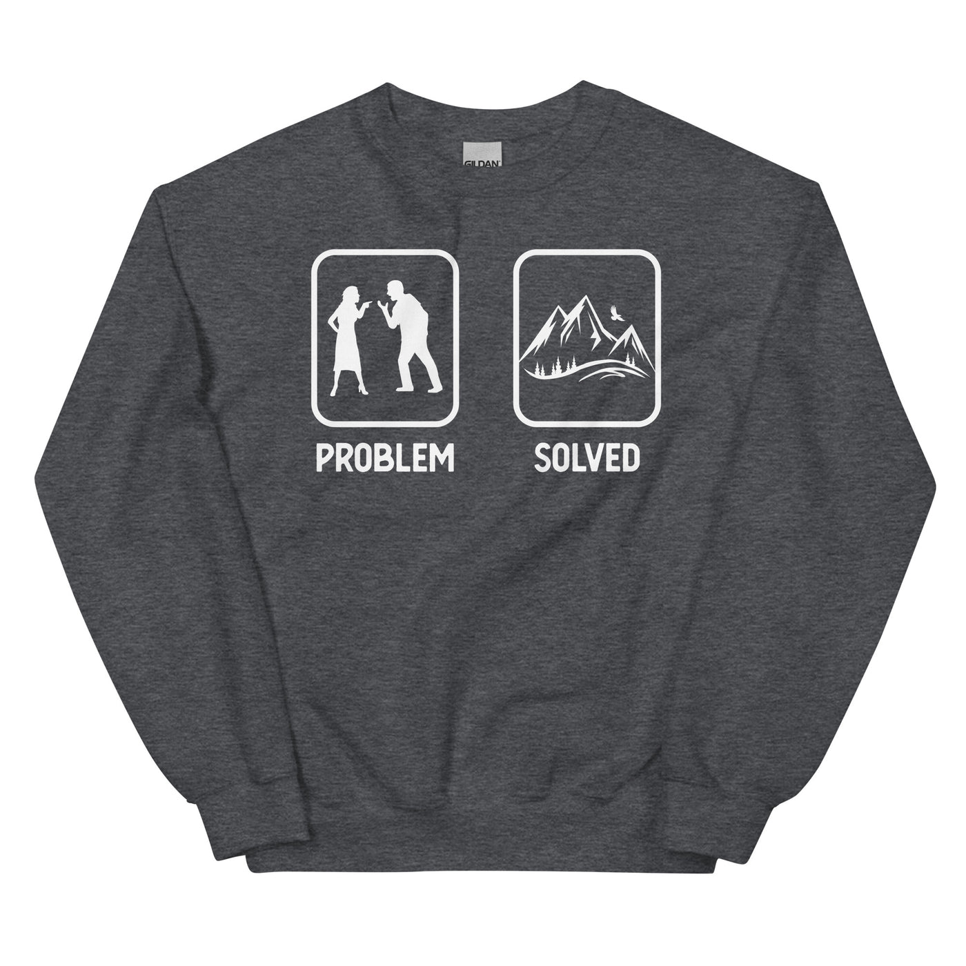 Problem Solved - Berge - Sweatshirt (Unisex) berge xxx yyy zzz Dark Heather
