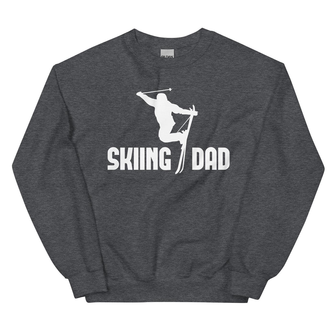 Skifahren Dad - Sweatshirt (Unisex) klettern ski xxx yyy zzz Dark Heather