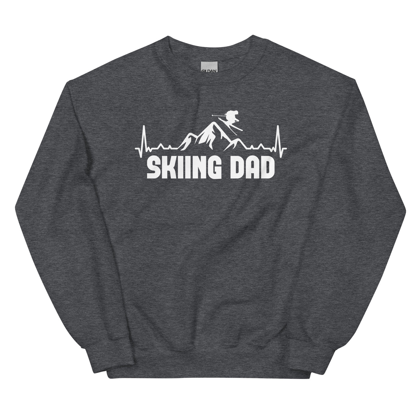 Skifahren Dad 1 - Sweatshirt (Unisex) klettern ski xxx yyy zzz Dark Heather